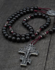 Blessed Fulton J. Sheen Bi-Ritual Runewood Exclusive Pewter Hardware Rosary