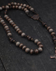 Rustic Benedictine Rosary