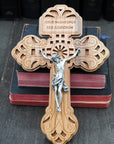 9.5'' Olive Wood Pardon Crucifix