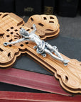 9.5'' Olive Wood Pardon Crucifix