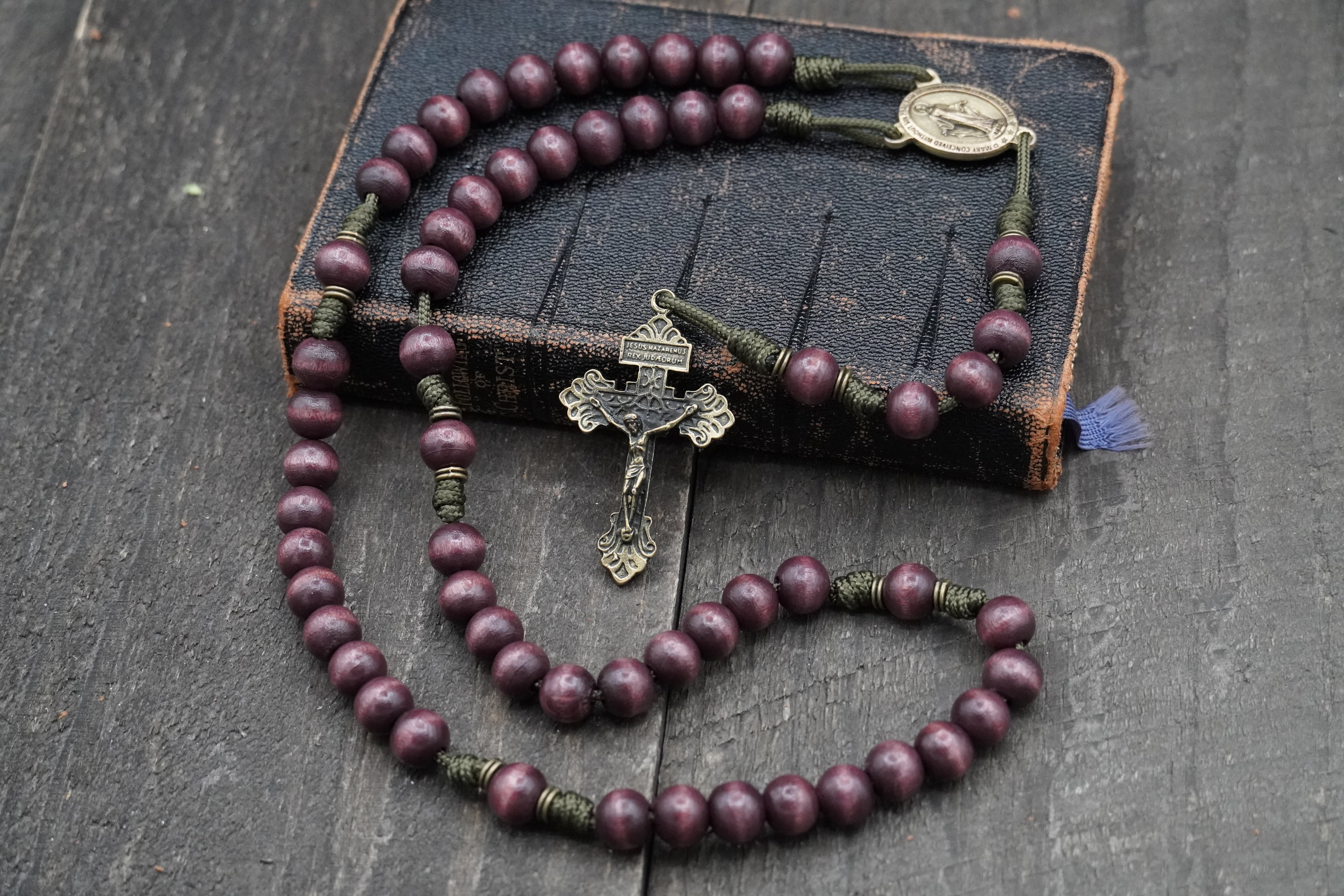 Mount of Olives Rosary - Handmade Wooden Rosary – Runewood Rosary Co.