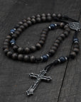 St. Peter "The Rock" Rosary - Runewood Exclusive Pewter Hardware