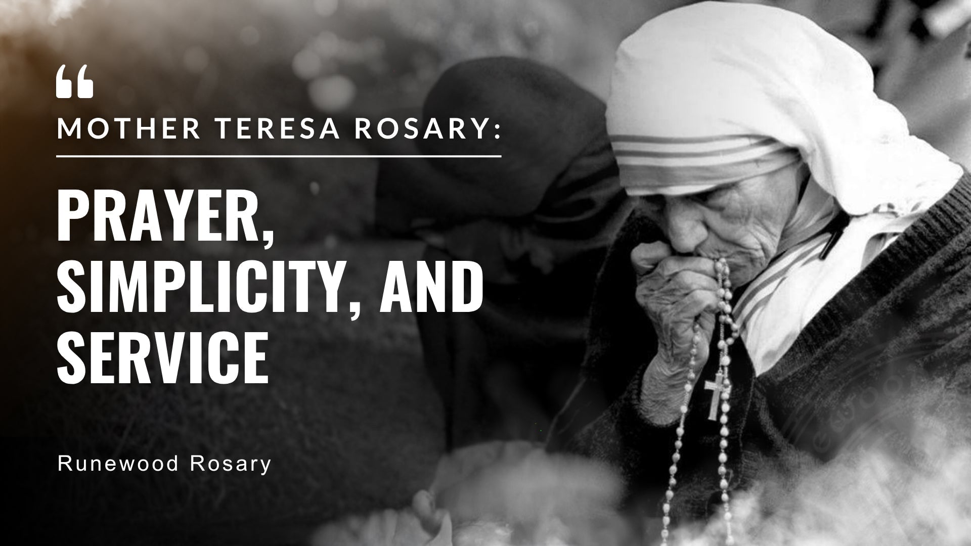 The Mother Teresa Rosary: A Symbol of Love in Action