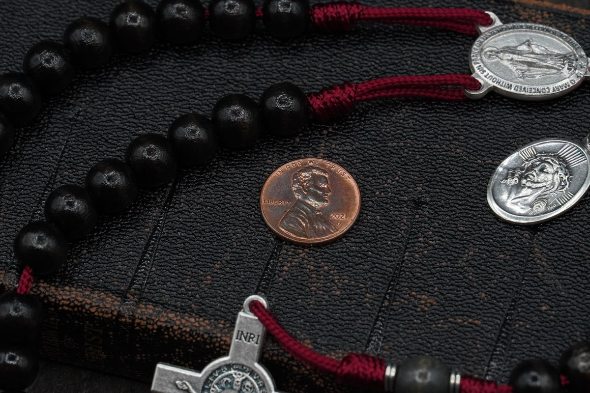 Runewood Rosary Company x Religious Demonologist Adam Blai Spiritual Warfare Rosary
