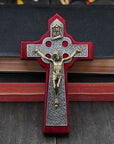 Celtic Cherry Wall Crucifix 5”