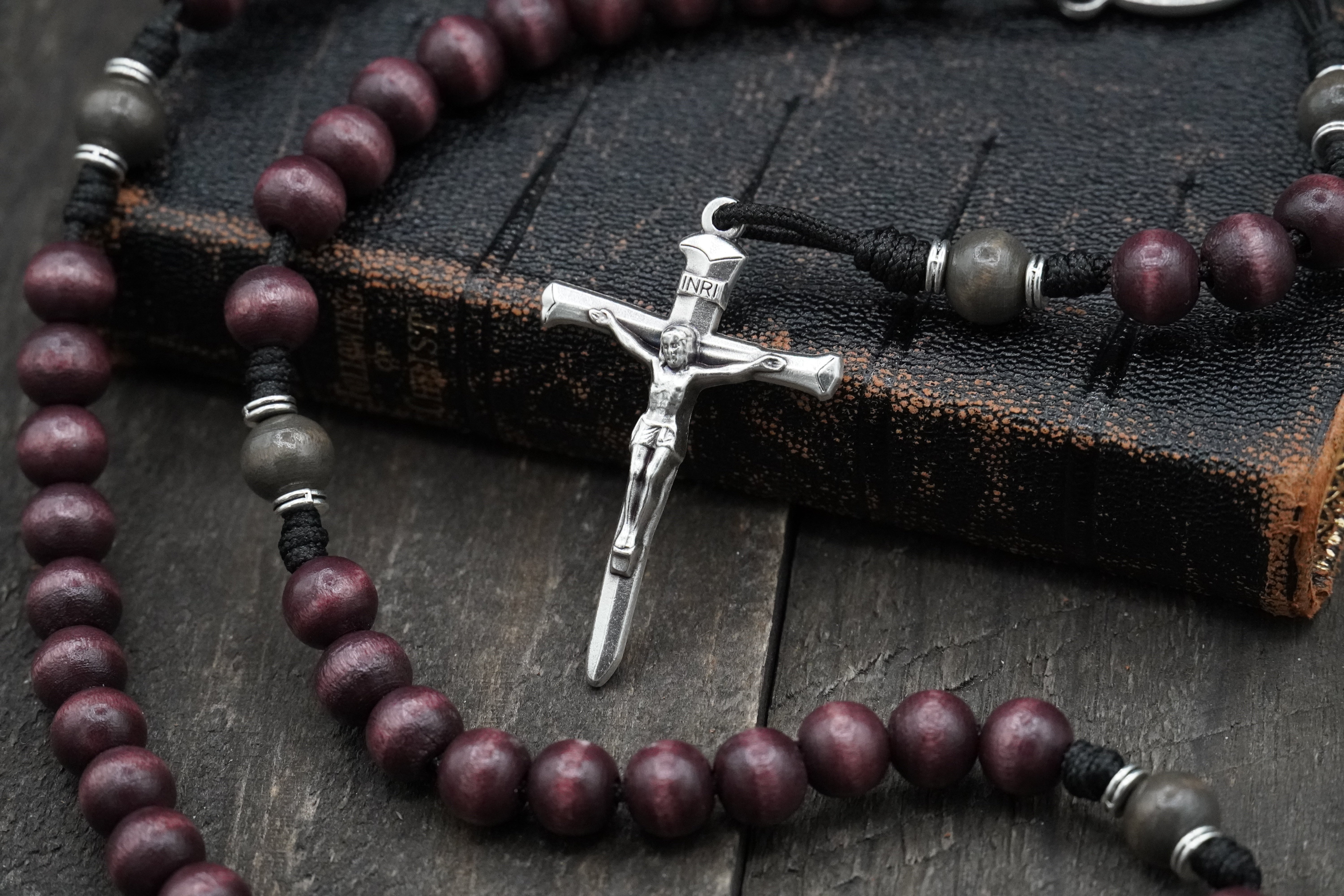 Terror of Demons - Handmade Wooden Rosary for Men – Runewood