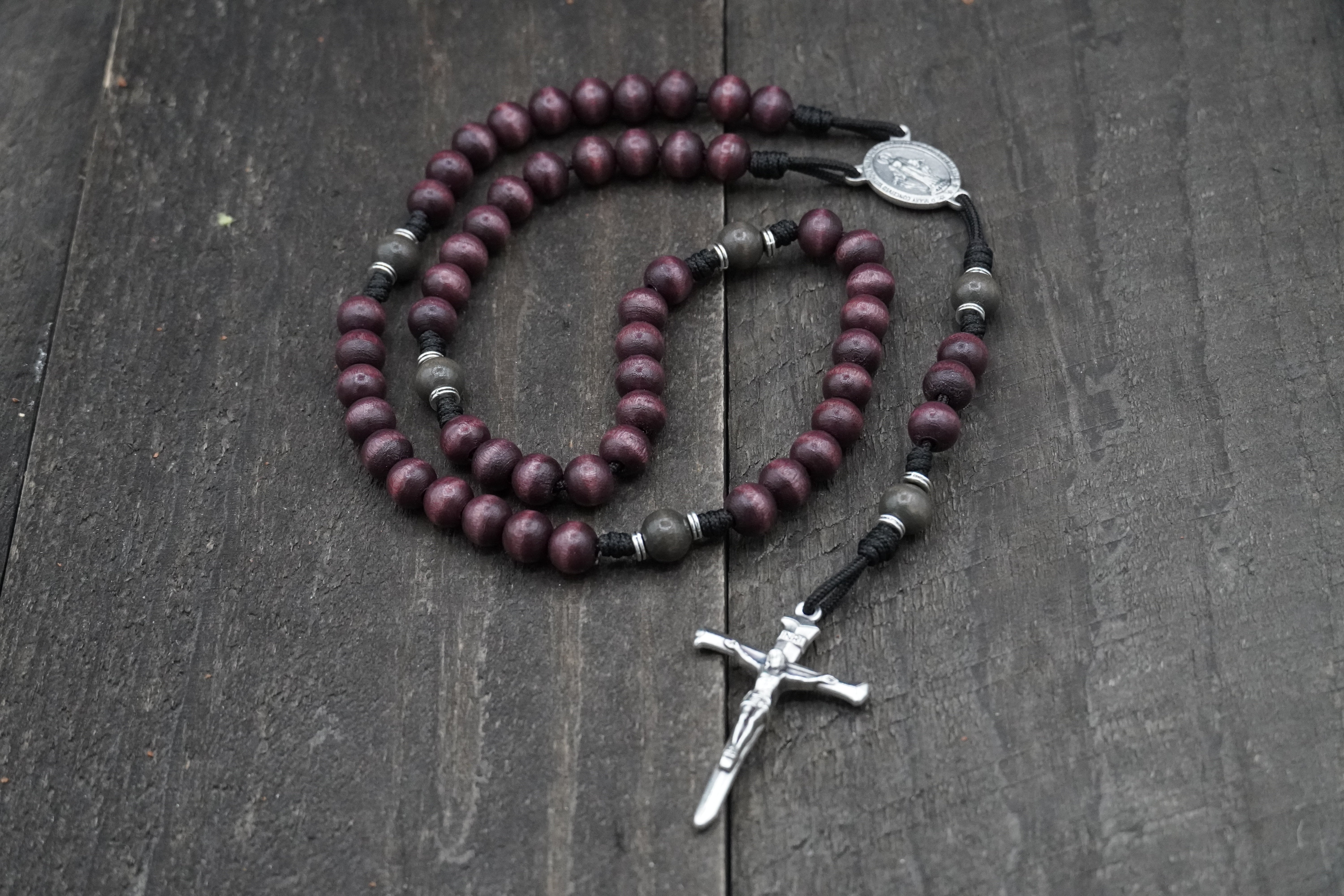 Terror of Demons - Handmade Wooden Rosary for Men – Runewood