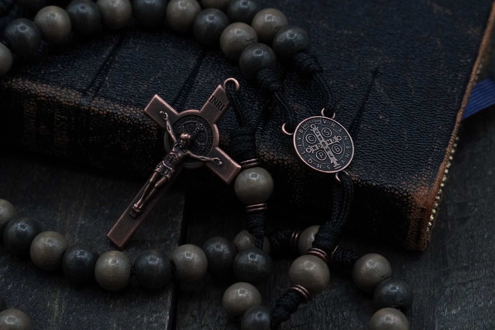 Ora et Labora St. Benedict Medal Rosary