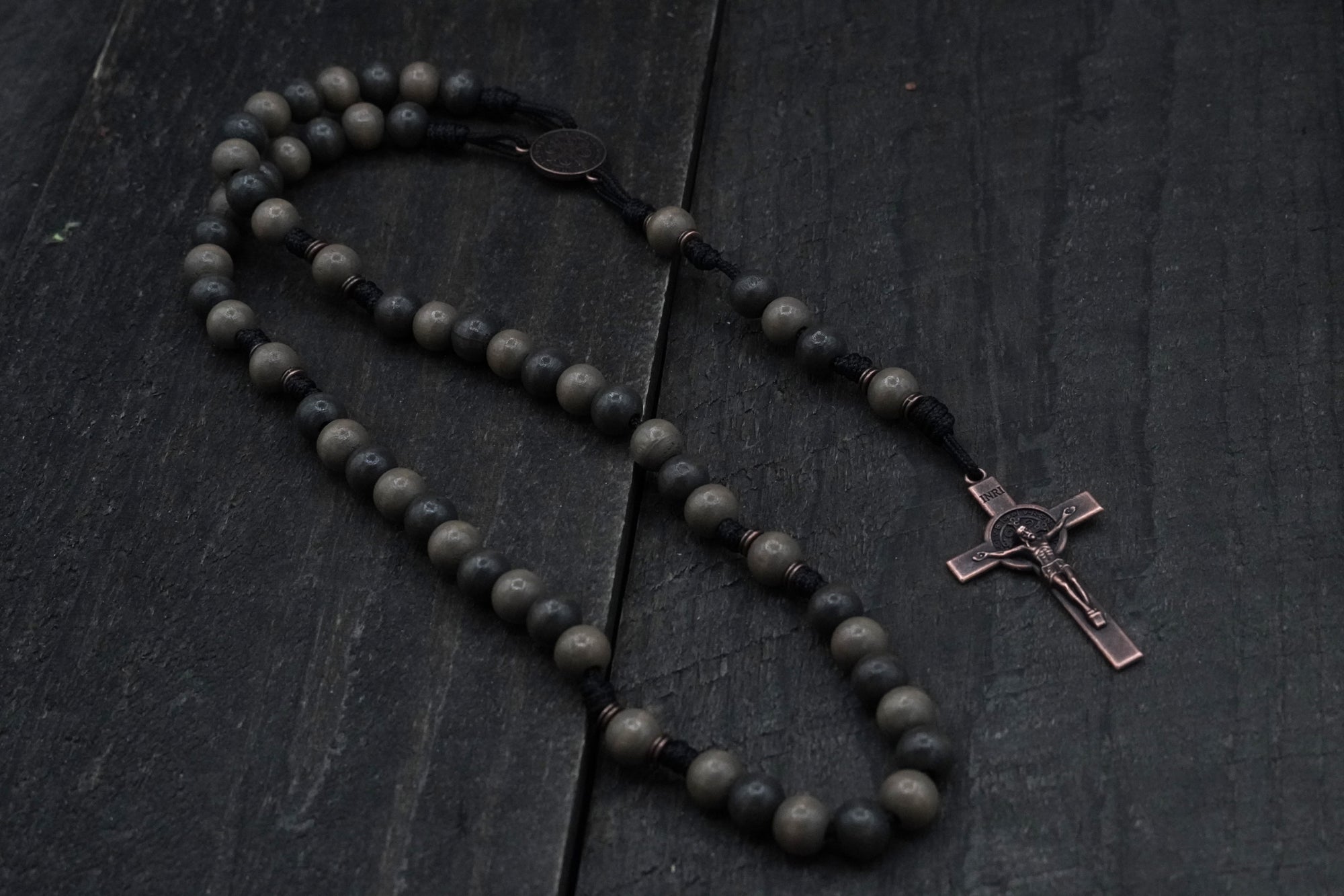 Ora et Labora St. Benedict Medal Rosary