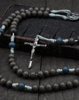 Turin Durable Paracord Rosary - Wooden Rosary - Catholic Rosary for Men