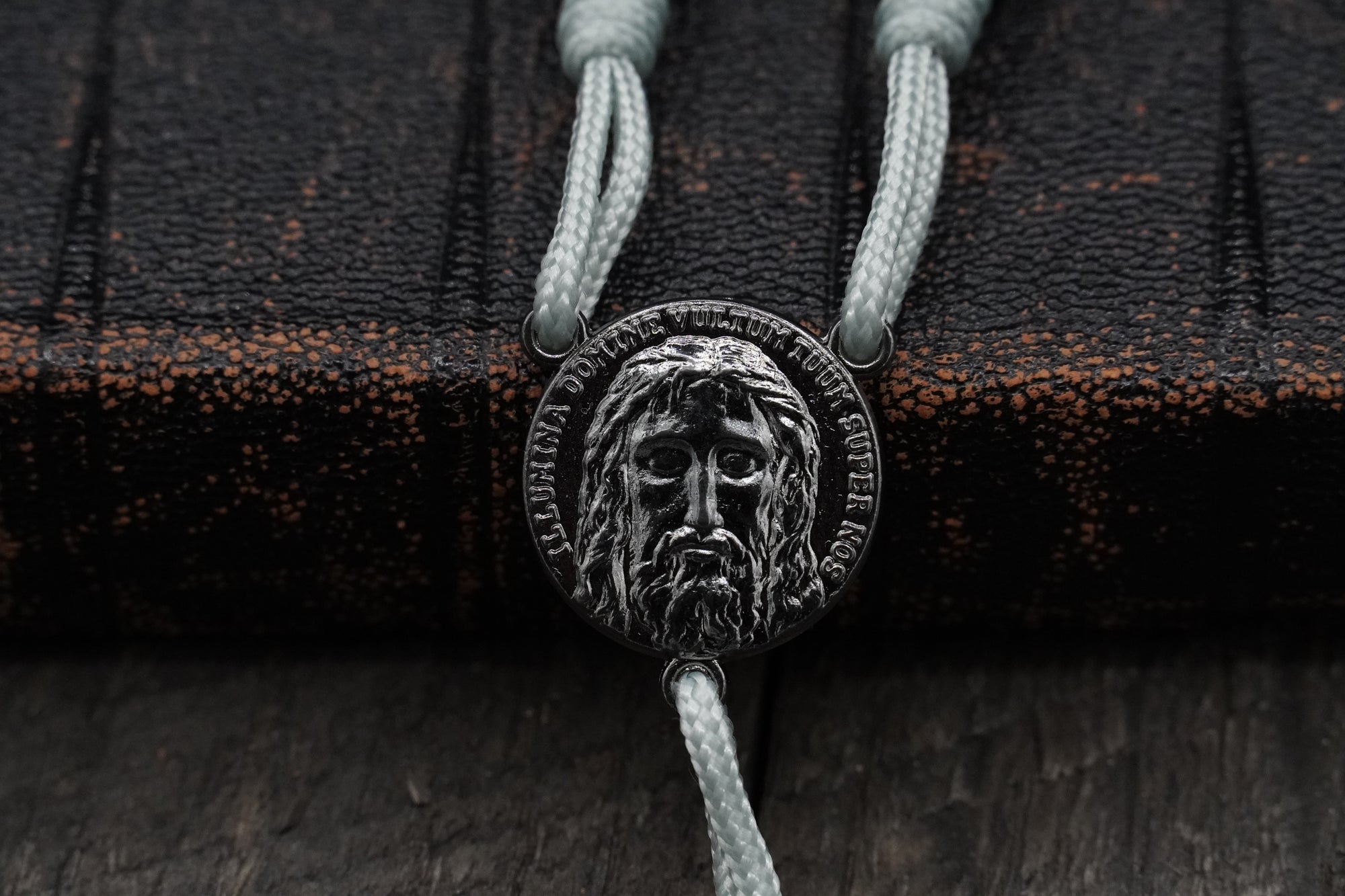 Turin Durable Paracord Rosary - Wooden Rosary - Catholic Rosary for Men