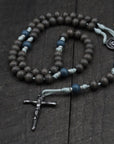 Turin Durable Paracord Rosary - Wooden Rosary - Catholic Rosary for Men