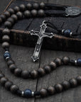 St. Peter "The Rock" Rosary - Runewood Exclusive Pewter Hardware