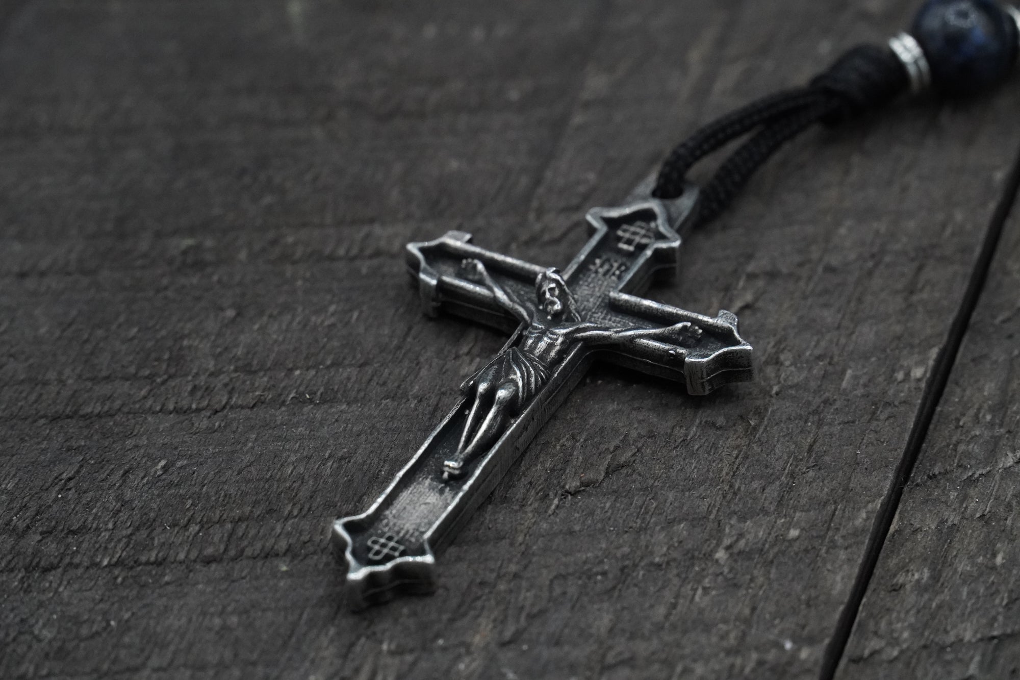 St. Peter "The Rock" Rosary - Runewood Exclusive Pewter Hardware