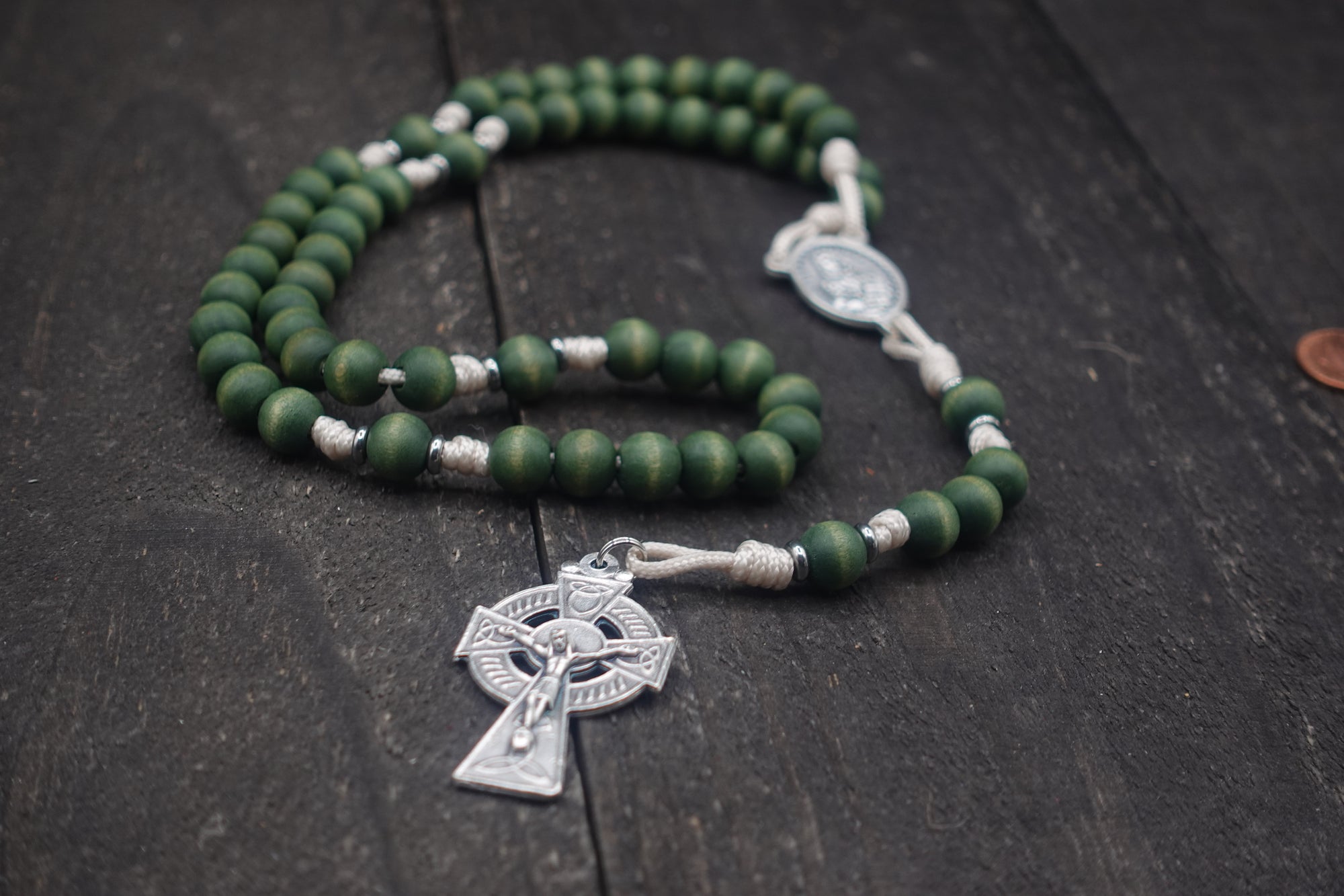 Durable paracord rosary built for daily prayer and devotion, ideal for women or Confirmation gifts